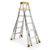 23 ft. Reach MPXT Aluminum Multi-Position Ladder with Top Cap and Platform, 375 lbs. Load Capacity