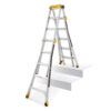 23 ft. Reach MPXT Aluminum Multi-Position Ladder with Top Cap and Platform, 375 lbs. Load Capacity