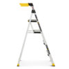 5.5 ft. Aluminum Dual Platform Ladder with Removable Project Bucket